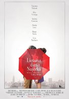 A Rainy Day in New York - Latvian Movie Poster (xs thumbnail)
