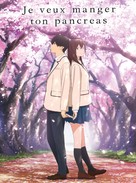 Kimi no suiz&ocirc; wo tabetai - French DVD movie cover (xs thumbnail)