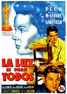 Gentleman&#039;s Agreement - Spanish Movie Poster (xs thumbnail)