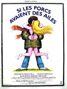 Porci con le ali - French Movie Poster (xs thumbnail)