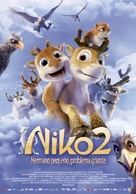 Niko 2: Lent&auml;j&auml;veljekset - Spanish Movie Poster (xs thumbnail)