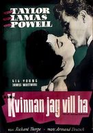 The Girl Who Had Everything - Swedish Movie Poster (xs thumbnail)