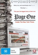 Page One: A Year Inside the New York Times - Australian DVD movie cover (xs thumbnail)