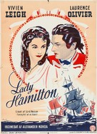 That Hamilton Woman - Danish Movie Poster (xs thumbnail)