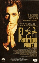 The Godfather: Part III - Spanish VHS movie cover (xs thumbnail)