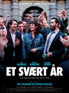 Une ann&eacute;e difficile - Danish Movie Poster (xs thumbnail)