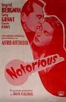 Notorious - Swedish Movie Poster (xs thumbnail)