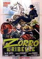 Zorro il ribelle - Italian Movie Poster (xs thumbnail)