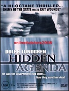 Hidden Agenda - Australian DVD movie cover (xs thumbnail)