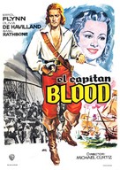 Captain Blood - Spanish Movie Poster (xs thumbnail)