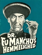 The Face of Fu Manchu - Danish Movie Poster (xs thumbnail)