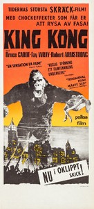 King Kong - Swedish Re-release movie poster (xs thumbnail)