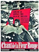 S&aring;ngen om den eldr&ouml;da blomman - French Movie Poster (xs thumbnail)