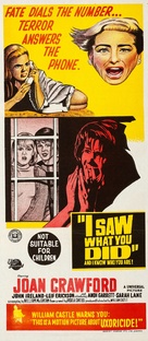 I Saw What You Did - Australian Movie Poster (xs thumbnail)