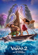 Moana 2 - Danish Movie Poster (xs thumbnail)