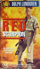 Red Scorpion - Australian VHS movie cover (xs thumbnail)
