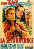 The Seventh Cross - Italian Movie Poster (xs thumbnail)