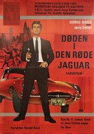 Der Tod im roten Jaguar - Danish Movie Poster (xs thumbnail)