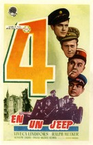 Die Vier im Jeep - Spanish Movie Poster (xs thumbnail)