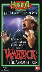 Warlock: The Armageddon - British VHS movie cover (xs thumbnail)