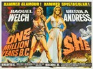 One Million Years B.C. - British Movie Poster (xs thumbnail)