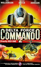 Delta Force Commando II: Priority Red One - German VHS movie cover (xs thumbnail)