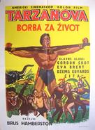 Tarzan&#039;s Fight for Life - Yugoslav Movie Poster (xs thumbnail)