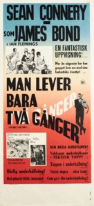 You Only Live Twice - Swedish Movie Poster (xs thumbnail)