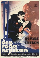 The Scarlet Pimpernel - Swedish Movie Poster (xs thumbnail)