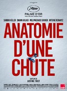 Anatomie d&#039;une chute - French Movie Poster (xs thumbnail)