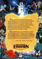 The Last Unicorn - German Movie Poster (xs thumbnail)