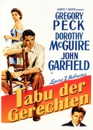 Gentleman&#039;s Agreement - German Movie Poster (xs thumbnail)