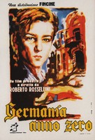 Germania anno zero - Italian Movie Poster (xs thumbnail)