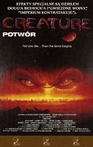 Creature - Polish VHS movie cover (xs thumbnail)
