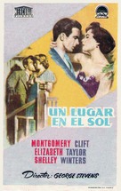 A Place in the Sun - Spanish Movie Poster (xs thumbnail)