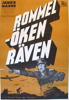 The Desert Fox: The Story of Rommel - Swedish Movie Poster (xs thumbnail)