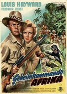 The Royal African Rifles - German Movie Poster (xs thumbnail)