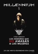 M&auml;n som hatar kvinnor - Spanish Movie Poster (xs thumbnail)