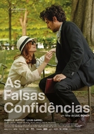 Les fausses confidences - Portuguese Movie Poster (xs thumbnail)