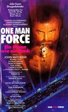 One Man Force - German VHS movie cover (xs thumbnail)