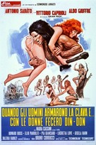 Quando gli uomini armarono la clava e... con le donne fecero din-don - Italian Movie Poster (xs thumbnail)