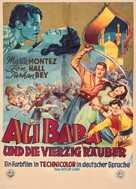 Ali Baba and the Forty Thieves - German Movie Poster (xs thumbnail)