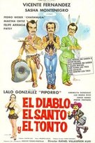 El diablo, el santo y el tonto - Mexican Movie Poster (xs thumbnail)