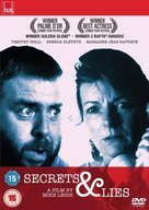 Secrets &amp; Lies - British DVD movie cover (xs thumbnail)