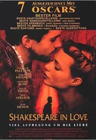 Shakespeare In Love - German Movie Poster (xs thumbnail)