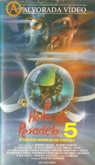 A Nightmare on Elm Street: The Dream Child - Brazilian VHS movie cover (xs thumbnail)