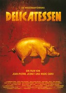 Delicatessen - German Movie Poster (xs thumbnail)
