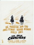 Two Rode Together - French Movie Poster (xs thumbnail)