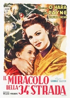Miracle on 34th Street - Italian Movie Poster (xs thumbnail)