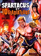 Gli invincibili dieci gladiatori - French Movie Poster (xs thumbnail)